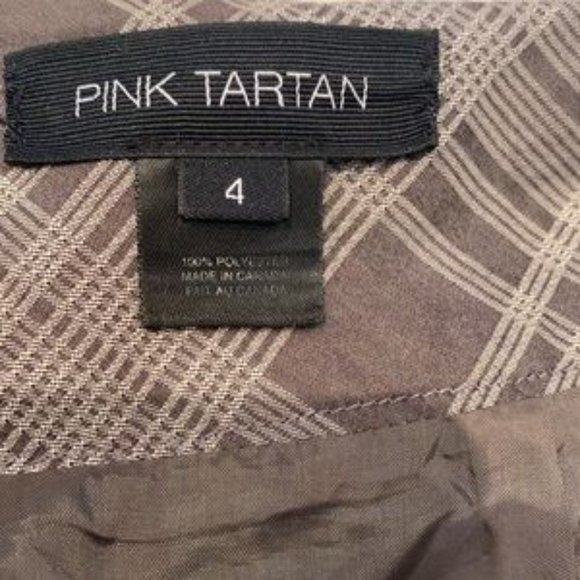 Made in 🇨🇦Gorgeous Pink Tartan Pleated Mini Skirt - Picture 13 of 17